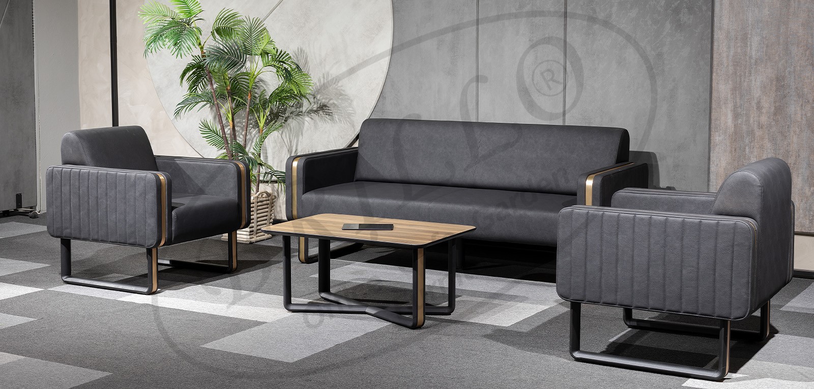 Efor Üçlü Oturma Grub - Ofis mobilyası - Ofis mobilyaları